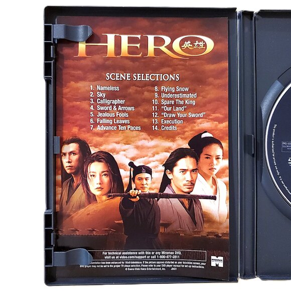 Quentin Tarantino’s “Hero” (2002) Widescreen Edition DVD (Jet Li) - Picture 5 of 6